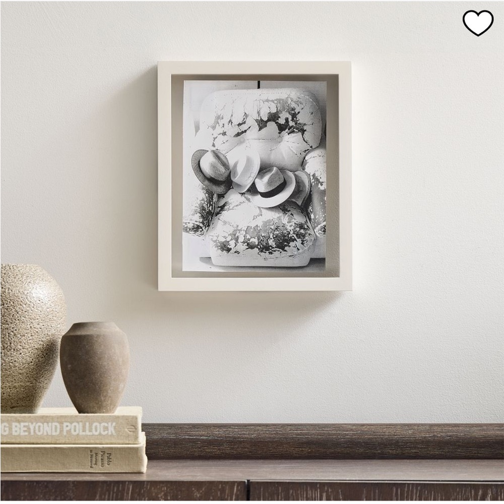 NWT (in the box) West Elm Floating Wood Gallery Frame, White, 10"x12"